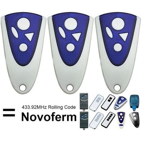 Télécommande NOVOFERM NOVOTRON 504 MAX43-4 3PCS (1/4)