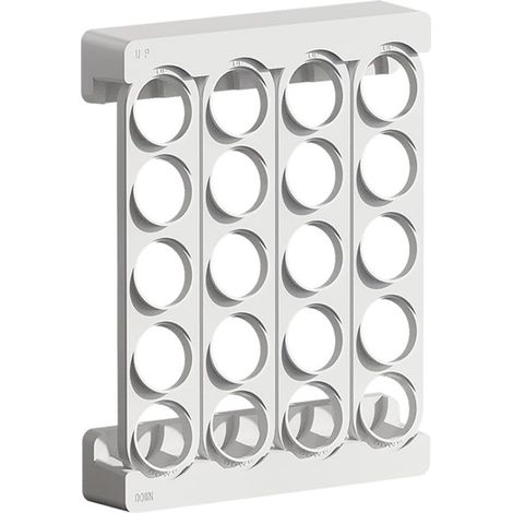 Support à dosettes de café en plastique ABS 20 emplacements Design moderne Blanc Fabriqué à partir d'ABS robuste, finition moderne élégante, résiste à l'usure, disponible en noir et blanc, constructi (1/5)
