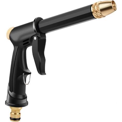 Garden Shower Gun Nozzles With 4 Watering Modes Garden High Pressure Hand Shower Used For Car Washing Garden Irrigation Pet Shower (1/5)