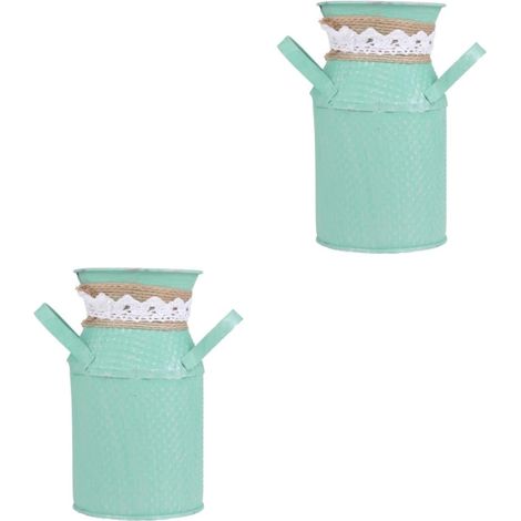 2pièces Pot De Fleurs Rétro pour Plantes Succulentes Décoration De Table Chic pour Intérieur Et Extérieur comme Ornement De Bureau Salon (1/5)