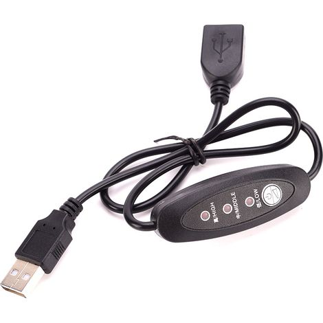 Lot de 2 poignées chauffantes USB pour moto et scooter – 2 niveaux de chaleur, bande antidérapante – Confort hivernal (1/5)
