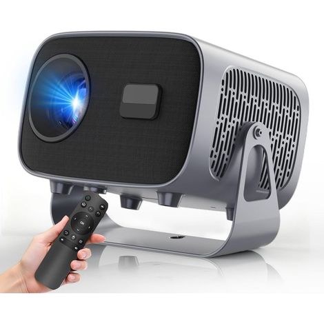 Online Store – Mini vidéoprojecteur 4K avec mise au point automatique – Correction automatique du trapèze – 400 ANSI – WiFi Bluetooth – 30-200 pouces (1/5)