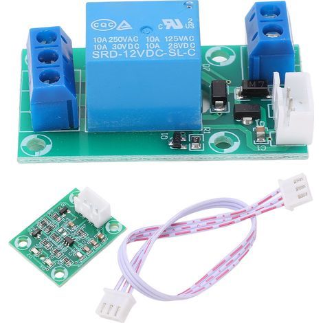 Capacitive Touch Switch Module 1 Way Low Energy Consumption Computer Capacitive Touch Button Module with Self Locking 12V (1/5)
