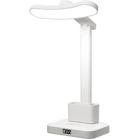 Lampe de Bureau LED à Intensité Variable et 3 Températures de Couleur - Lampe de Chevet Tactile, Protection des Yeux et Sans Scintillement - Idéale pour Bureau et Chambre (1/5)