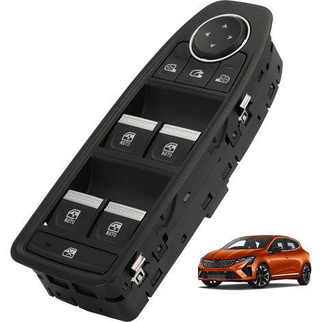 Interrupteur Commutateur Lève-Vitre Conducteur Gauche pour Clio V Captur II 254015831R Bouton de Contrôle Électrique Des Vitres 25401-5831R (1/5)