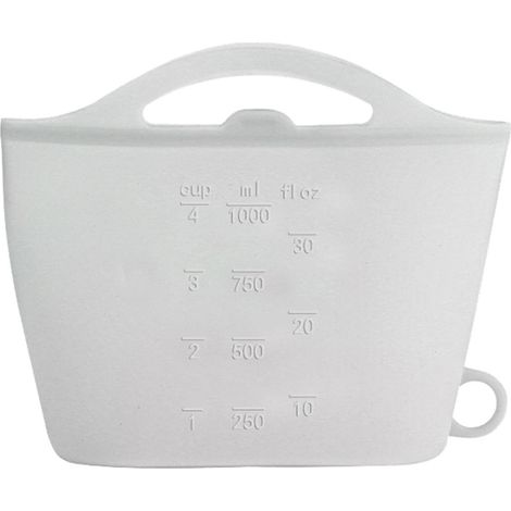Sac De Conservation Alimentaire Réutilisable - Étanche - En Silicone Épais - Pour Congélateur Et Cuisine - Lot De 5 (1/5)