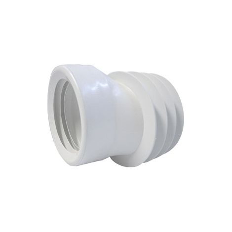 Regiplast – Manchette souple excentrée Ø100mm – Raccord d'évacuation PVC – Excentrique 30mm pour sortie WC – Installation facile