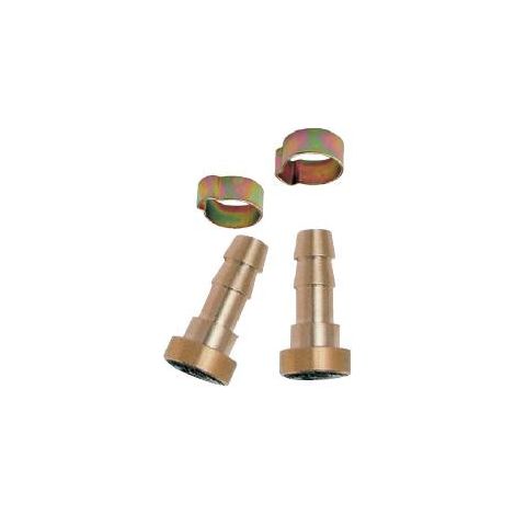 Mecafer - Set mit 2 Bajonettanschlüssen, Rohr 8x13