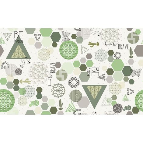 d-c-table Tischdecke Manhattan Vlies Geometris 140 x 180 cm Tischdecke
