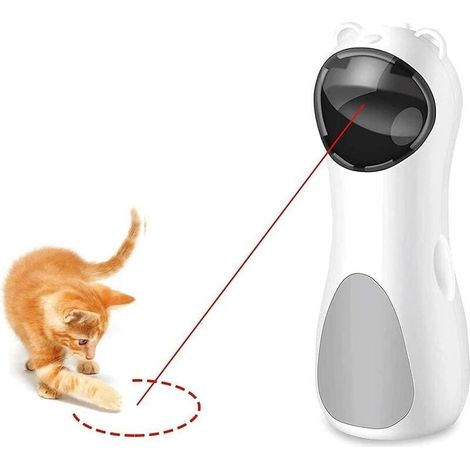 Jouet laser pour chat automatique, jouets pour chat laser interactifs, formation de capture rotative, placement haut (1/5)
