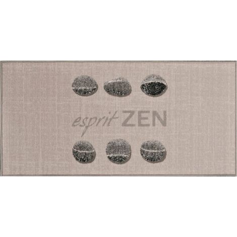 Tapis Galets "Esprit Zen" 50x120cm Beige