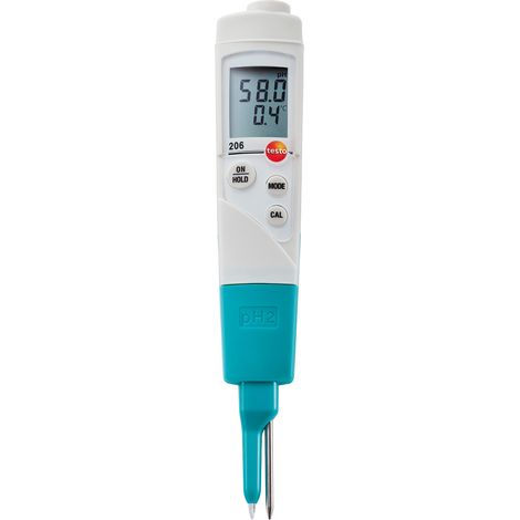 Testo 206-pH2 - pHmetre pour milieux non liquides (1/5)