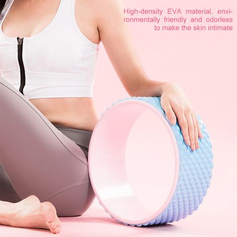Massage-Yoga-Rad, Rückentraining, Yoga-Kreise, Taillenformung, Bodybuilding, Bauchmuskeltraining, professionelle Fitnessgeräte (1/5)