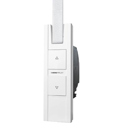 AVVOLGITORE ELETTRICO AD INCASSO mt 6 / 8 interasse 165 - placca bianca - PROXE