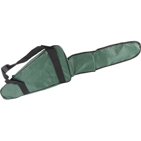 Housse de transport pour tronçonneuse en toile Oxford imperméable résistante, sac portable pour bûcheron (vert armée) (1/5)