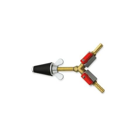 Tappo conico  ROTHENBERGER per  prova gas,  Gr.1 (1/2-1")  con 2x  rubinetto -  351231
