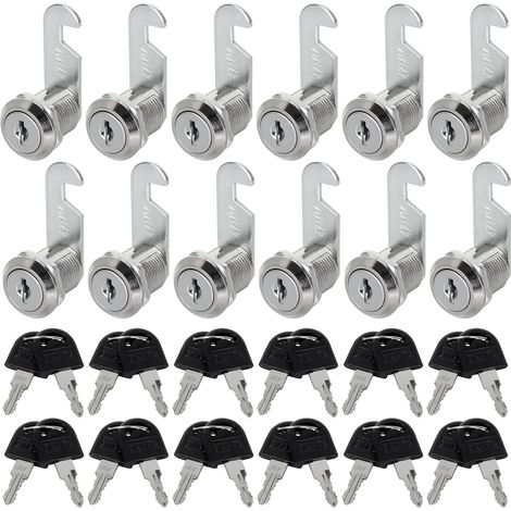 CSPARKV - Cerradura para buzón (10 unidades, 30 mm), para muebles, buzones, puertas de armarios y armarios