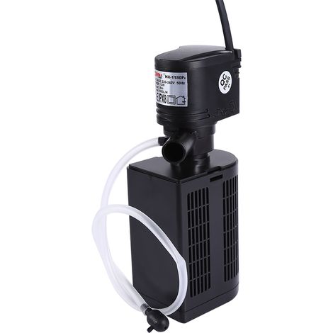 Filtre 3 en 1 Aquarium 220V 12W avec Mousse Biologique Complète - AUTRES