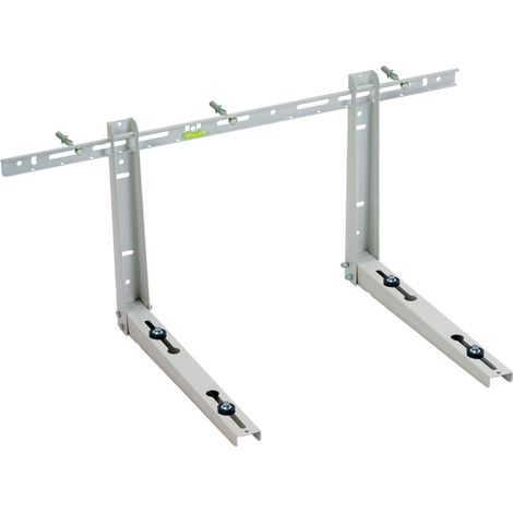 STAFFA PER CLIMATIZZATORE CONDIZIONATORE IN LAMIERA ZINCATA SOTTO FINESTRA - 420X390X750 MM - PORTATA 80KG