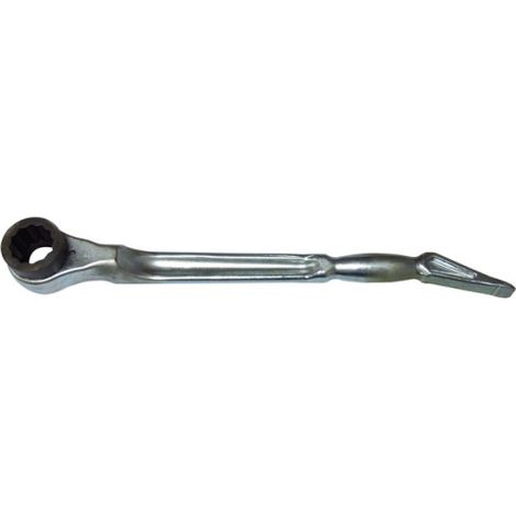 Clé de coffrage à cliquet rochet à jupe pied de biche douille 38 mm (1/5)