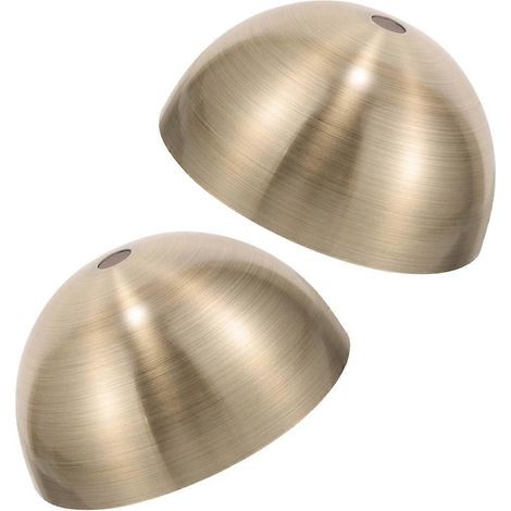 Lot de 2 supports de plafonnier, plaque de fixation, cache pour suspension, plaque de crochet pour plafonnier (1/5)