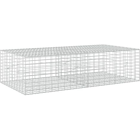 vidaXL Gabion with 3.5 mm Wire and 5x10 cm Mesh 200x100x50 cm (1/5)