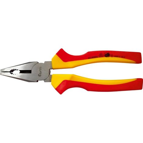 Fortis Kombizange VDE 200 mm, Mehrkomponenten-Griff (1/3)