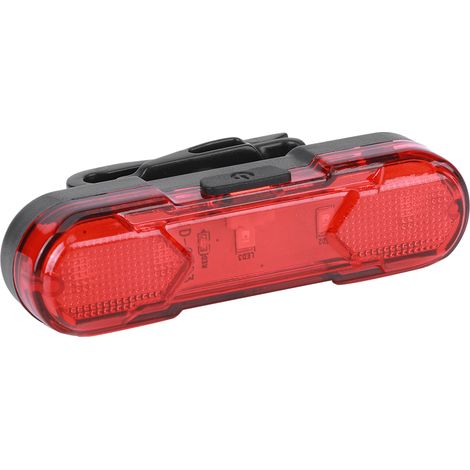 Wiederaufladbares LED-Fahrradrücklicht per USB für Mountainbikes, Sicherheits- und Warnsignal. (1/5)