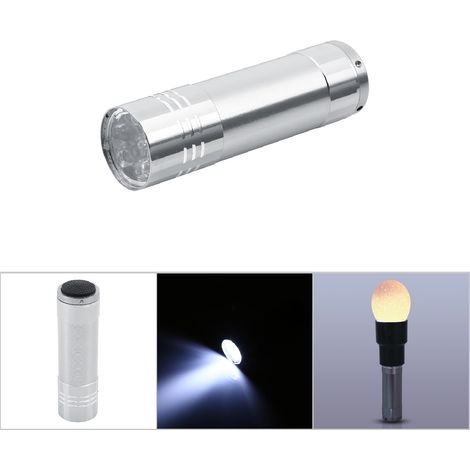 Lampe à œufs LED pour incubateur, testeur de candling à piles brillant (Argenté) (1/5)