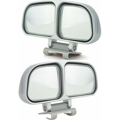 Rétroviseur d'angle mort 2PCS (argent)