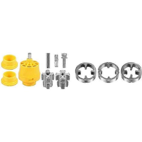 Ensemble de 8 outils de coupe pour filetage PVC, pince à fileter les tuyaux, outils de plomberie SP (1/5)