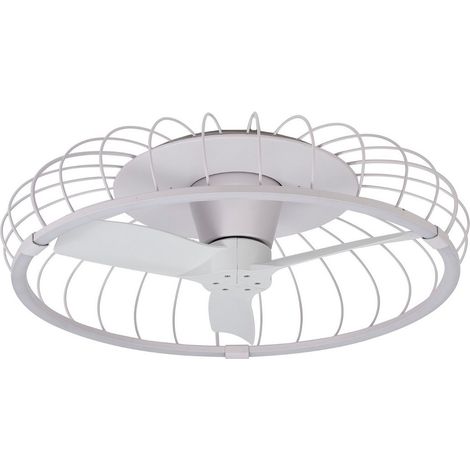 Mantra Ventilador de techo blanco con luz Nature (1/4)