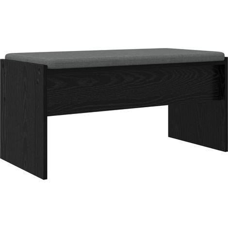 Maison Exclusive - Flurbank mit Kissen Schwarz Eichen-Optik 83 x