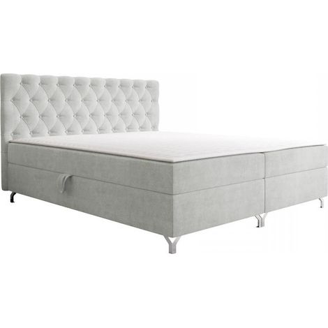 Cama continental Memphis 141, Manila 14, Doble, Continental, 180x200, Somieres, 186x207x114cm (1/5)