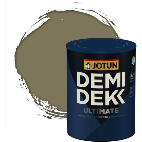 Peinture Bois - DEMI DEKK ULTIMATE - Lasure Opaque Satinée - RAL 6013 - 0,75L (1/2)