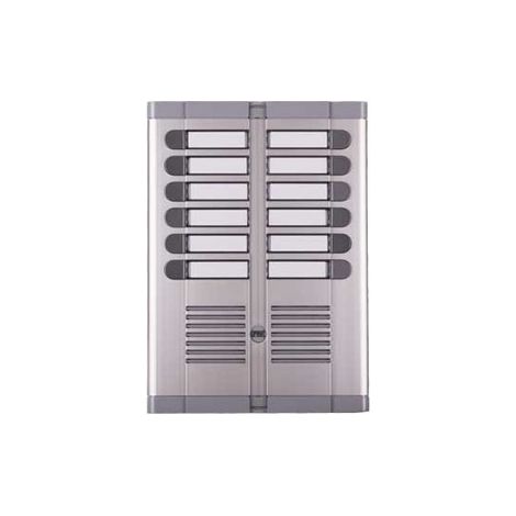 Frontale 12 pulsanti su due file con scatola per posto esterno 925/212