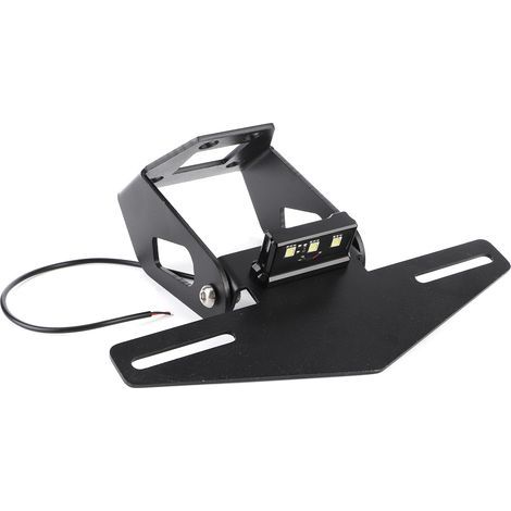 Support de plaque d'immatriculation éliminateur de garde-boue de moto avec LED adapté pour KAWASAKI NINJA 250 400 2018 – 2020 (1/5)