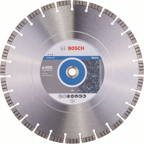 Bosch - Diamanttrennscheibe für Stein 400x20/25,4 mm 2608602649