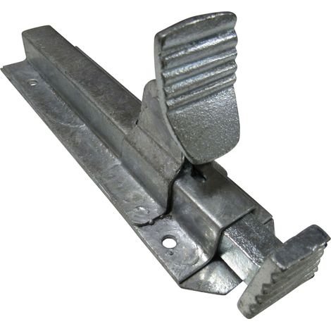 Heavy Duty Foot Operated Bolt (Gate Door Footbolt Floor Lock Galvanised) (1/5)
