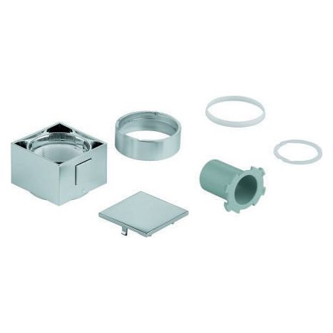 GROHE Manopola di selezione della temperatura 49091 squadrata per set di montaggio finale THM cromo, 49091000 (1/3)