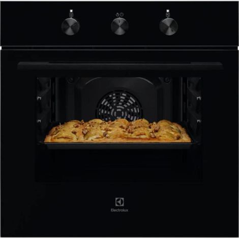 Electrolux KOHHH00BK3 Horno eléctrico empotrable negro 58L (1/4)