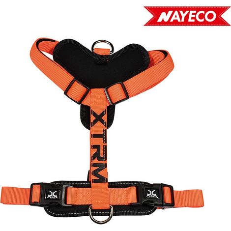 Imbracatura x-trm cronos neon flash 35-60x1,5cm arancione nayeco
