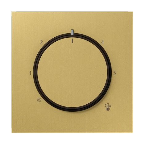 Jung Tapa para termostato, Serie LS, Messing classic ME 1749 C