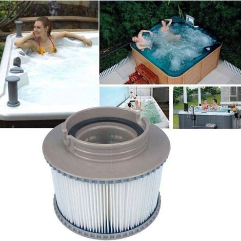 Confezione da 4 cartucce filtranti di ricambio per Bubble Spa (versione migliorata 2020, compatibile con tutti i modelli). (1/4)