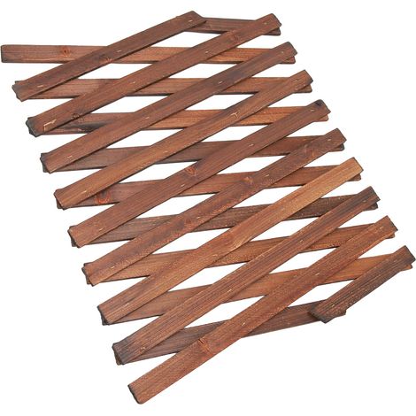 Treillis extensible pour plantes grimpantes, clôture en pin extensible, support pour plantes grimpantes (1/5)