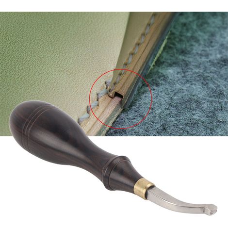 Poignée de Presse en Acier Inoxydable pour Couture Cuir, Outil de Finition Bord 2mm, Accessoires DIY (1/3)