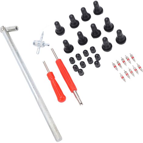 Outil de montage pour valve de voiture, extracteur d'obus de valve, kit de réparation de pneus, outils et accessoires automobiles (1/5)