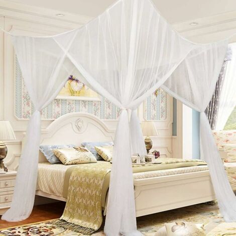 Moustiquaire Auvent Insecte et Moustiquaire Moustiquaire 190210240cm, Blanc (1/5)