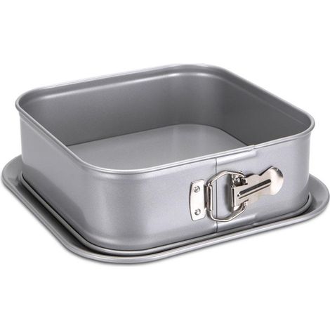 Teglia elastica Städter 23 x 23 cm / H 7 cm argento quadrato (1/4)