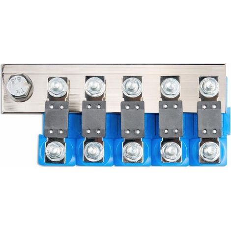 Victron – Peigne électrique pour 5 portes-fusible MEGA – Connexion sécurisée – Installation ordonnée et accessible – Tension 12V (1/3)